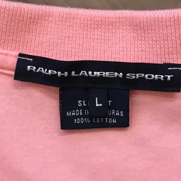 🌻Hp!🌻 Ralph Lauren Sport Polo Pink M - Picture 3 of 7